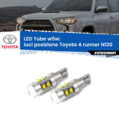 0 Luci posizione LED W5W Toyota 4 runner N120 1989-1996 W5W Tube W5W: Lampadine LED Tube 6000k (Coppia)
