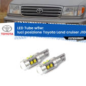 0 Luci posizione LED W5W Toyota Land cruiser J100 1998-2007 W5W Tube W5W: Lampadine LED Tube 6000k (Coppia)