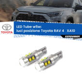 0 Luci posizione LED W5W Toyota RAV 4 XA10 1994-2000 W5W Tube W5W: Lampadine LED Tube 6000k (Coppia)