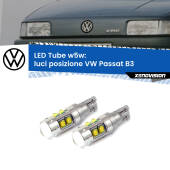0 Luci posizione LED W5W VW Passat B3 Versione 1 W5W Tube W5W: Lampadine LED Tube 6000k (Coppia)