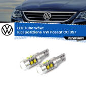 0 Luci posizione LED W5W VW Passat CC 357 2008-2012 W5W Tube W5W: Lampadine LED Tube 6000k (Coppia)
