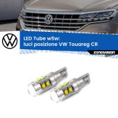 0 Luci posizione LED W5W VW Touareg CR con luci svolta W5W Tube W5W: Lampadine LED Tube 6000k (Coppia)