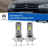 0 Luci svolta LED Citroën C5 II con fari alogeni: H7 Nava H7: Kit LED Nava 20.000Lumen