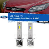 0 Luci svolta LED Ford Focus Mk3 2011 - 2017: H1 Nava H1: Kit LED Nava 20.000Lumen