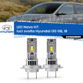 0 Luci svolta LED Hyundai I20 GB, IB 2014 in poi: H7 Nava H7: Kit LED Nava 20.000Lumen