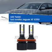 0 Luci svolta LED Jaguar XF X250 2007 - 2011: Twist 11,000Lm H11: Kit LED Twist 11.000Lm