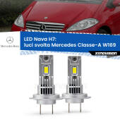0 Luci svolta LED Mercedes Classe-A W169 2004 - 2012: H7 Nava H7: Kit LED Nava 20.000Lumen