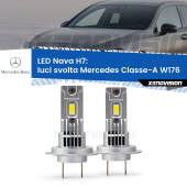 0 Luci svolta LED Mercedes Classe-A W176 2012 - 2018: H7 Nava H7: Kit LED Nava 20.000Lumen