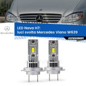 0 Luci svolta LED Mercedes Viano W639 2011 - 2007: H7 Nava H7: Kit LED Nava 20.000Lumen