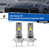 0 Luci svolta LED Porsche Cayenne 92A 2010 - 2014: H7 Nava H7: Kit LED Nava 20.000Lumen