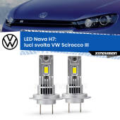 0 Luci svolta LED VW Scirocco III 2008 - 2017: H7 Nava H7: Kit LED Nava 20.000Lumen
