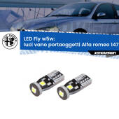 0 Luci Vano Portaoggetti LED Alfa romeo 147 2000 - 2010: W5W Fly W5W: Lampadine LED Fly 6000k (Coppia)