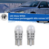 0 Luci Vano Portaoggetti LED Alfa romeo 147 2000 - 2010: W5W Glow a Luce Calda W5W: LED Glow Bianco Caldo (Coppia)