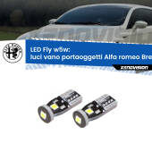 0 Luci Vano Portaoggetti LED Alfa romeo Brera  2006 - 2010: W5W Fly W5W: Lampadine LED Fly 6000k (Coppia)