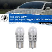0 Luci Vano Portaoggetti LED Alfa romeo Brera  2006 - 2010: W5W Glow a Luce Calda W5W: LED Glow Bianco Caldo (Coppia)