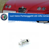 0 Luci Vano Portaoggetti LED Alfa romeo Spider: LED Sapphire C5W Sapphire Halo LED Premium chip 5700K
