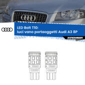 0 Luci Vano Portaoggetti LED Audi A3 8P 2003 - 2012: T10 Bolt T10: LED Bolt 6000k (Coppia)