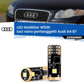 0 Luci Vano Portaoggetti LED Audi A4 B7 2004 - 2008: T10 GoldStar T10 (W5W) Goldstar Coppia LED Canbus Next Gen