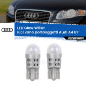 0 Luci Vano Portaoggetti LED Audi A4 B7 2004 - 2008: W5W Glow a Luce Calda W5W: LED Glow Bianco Caldo (Coppia)