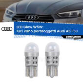 0 Luci Vano Portaoggetti LED Audi A5 F53 2016 - 2020: W5W Glow a Luce Calda W5W: LED Glow Bianco Caldo (Coppia)