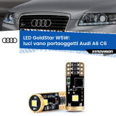 0 Luci Vano Portaoggetti LED Audi A6 C6 2004 - 2011: T10 GoldStar T10 (W5W) Goldstar Coppia LED Canbus Next Gen