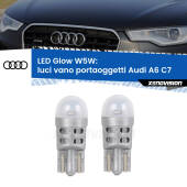 0 Luci Vano Portaoggetti LED Audi A6 C7 2010 - 2018: W5W Glow a Luce Calda W5W: LED Glow Bianco Caldo (Coppia)