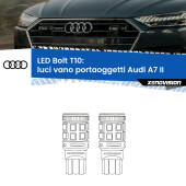 0 Luci Vano Portaoggetti LED Audi A7 II 2019 in poi: T10 Bolt T10: LED Bolt 6000k (Coppia)