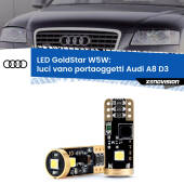 0 Luci Vano Portaoggetti LED Audi A8 D3 2002 - 2009: T10 GoldStar T10 (W5W) Goldstar Coppia LED Canbus Next Gen