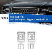 0 Luci Vano Portaoggetti LED Audi A8 D4 2009 - 2018: T10 Bolt T10: LED Bolt 6000k (Coppia)