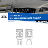 0 Luci Vano Portaoggetti LED Audi Q7 2006 - 2015: T10 Bolt T10: LED Bolt 6000k (Coppia)