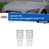 0 Luci Vano Portaoggetti LED Audi TT 8J 2006 - 2014: T10 Bolt T10: LED Bolt 6000k (Coppia)