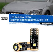 0 Luci Vano Portaoggetti LED Audi TT 8J 2006 - 2014: T10 GoldStar T10 (W5W) Goldstar Coppia LED Canbus Next Gen