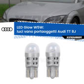 0 Luci Vano Portaoggetti LED Audi TT 8J 2006 - 2014: W5W Glow a Luce Calda W5W: LED Glow Bianco Caldo (Coppia)