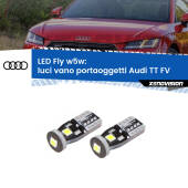 0 Luci Vano Portaoggetti LED Audi TT FV 2014 - 2018: W5W Fly W5W: Lampadine LED Fly 6000k (Coppia)