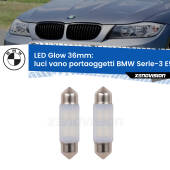 0 Luci Vano Portaoggetti LED BMW Serie-3 E90 2005 - 2011: C5W Glow a Luce Calda (Coppia) C5W: LED Glow Bianco Caldo 36mm (Coppia)