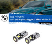 0 Luci Vano Portaoggetti LED BMW Serie-4 F32, F82 2013 - 2019: W5W Fly W5W: Lampadine LED Fly 6000k (Coppia)
