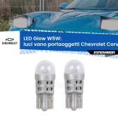 0 Luci Vano Portaoggetti LED Chevrolet Corvette C5 1997 - 2004: W5W Glow a Luce Calda W5W: LED Glow Bianco Caldo (Coppia)