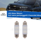 0 Luci Vano Portaoggetti LED Chevrolet Niva 2123 2002 - 2009: C5W Glow a Luce Calda (Coppia) C5W: LED Glow Bianco Caldo 36mm (Coppia)