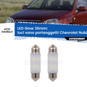 0 Luci Vano Portaoggetti LED Chevrolet Nubira  2005 - 2011: C5W Glow a Luce Calda (Coppia) C5W: LED Glow Bianco Caldo 36mm (Coppia)
