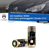 0 Luci Vano Portaoggetti LED Citroën C3 II 2009 - 2016: T10 GoldStar T10 (W5W) Goldstar Coppia LED Canbus Next Gen