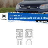 0 Luci Vano Portaoggetti LED Citroën C3 Picasso 2009 - 2016: T10 Bolt T10: LED Bolt 6000k (Coppia)
