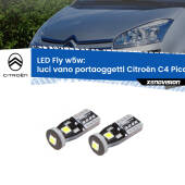 0 Luci Vano Portaoggetti LED Citroën C4 Picasso 2006 - 2013: W5W Fly W5W: Lampadine LED Fly 6000k (Coppia)