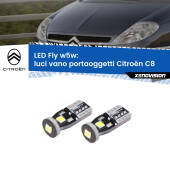 0 Luci Vano Portaoggetti LED Citroën C8  2002 - 2010: W5W Fly W5W: Lampadine LED Fly 6000k (Coppia)