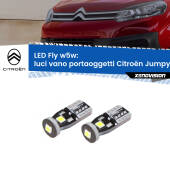 0 Luci Vano Portaoggetti LED Citroën Jumpy III 2016 in poi: W5W Fly W5W: Lampadine LED Fly 6000k (Coppia)