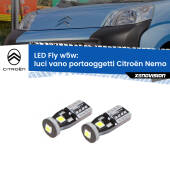 0 Luci Vano Portaoggetti LED Citroën Nemo 2008 in poi: W5W Fly W5W: Lampadine LED Fly 6000k (Coppia)