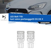 0 Luci Vano Portaoggetti LED DS DS 3 2015 in poi: T10 Bolt T10: LED Bolt 6000k (Coppia)