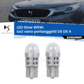 0 Luci Vano Portaoggetti LED DS DS 4 2015 in poi: W5W Glow a Luce Calda W5W: LED Glow Bianco Caldo (Coppia)