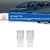 0 Luci Vano Portaoggetti LED Honda Accord Mk6 1997 - 2002: T10 Bolt T10: LED Bolt 6000k (Coppia)
