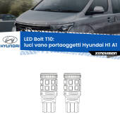 0 Luci Vano Portaoggetti LED Hyundai H1 A1 1997 - 2008: T10 Bolt T10: LED Bolt 6000k (Coppia)