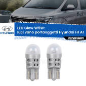 0 Luci Vano Portaoggetti LED Hyundai H1 A1 1997 - 2008: W5W Glow a Luce Calda W5W: LED Glow Bianco Caldo (Coppia)